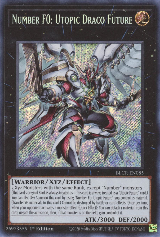 Number F0: Utopic Draco Future [BLCR-EN085] Secret Rare | Odin's Place