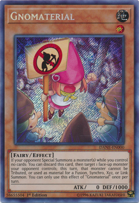 Gnomaterial [DANE-EN000] Secret Rare | Odin's Place