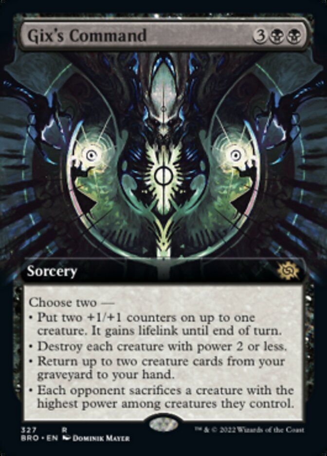 Gix's Command (Extended Art) [The Brothers' War] | Odin's Place
