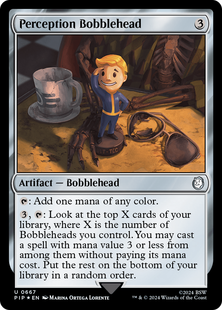 Perception Bobblehead (Surge Foil) [Fallout] | Odin's Place