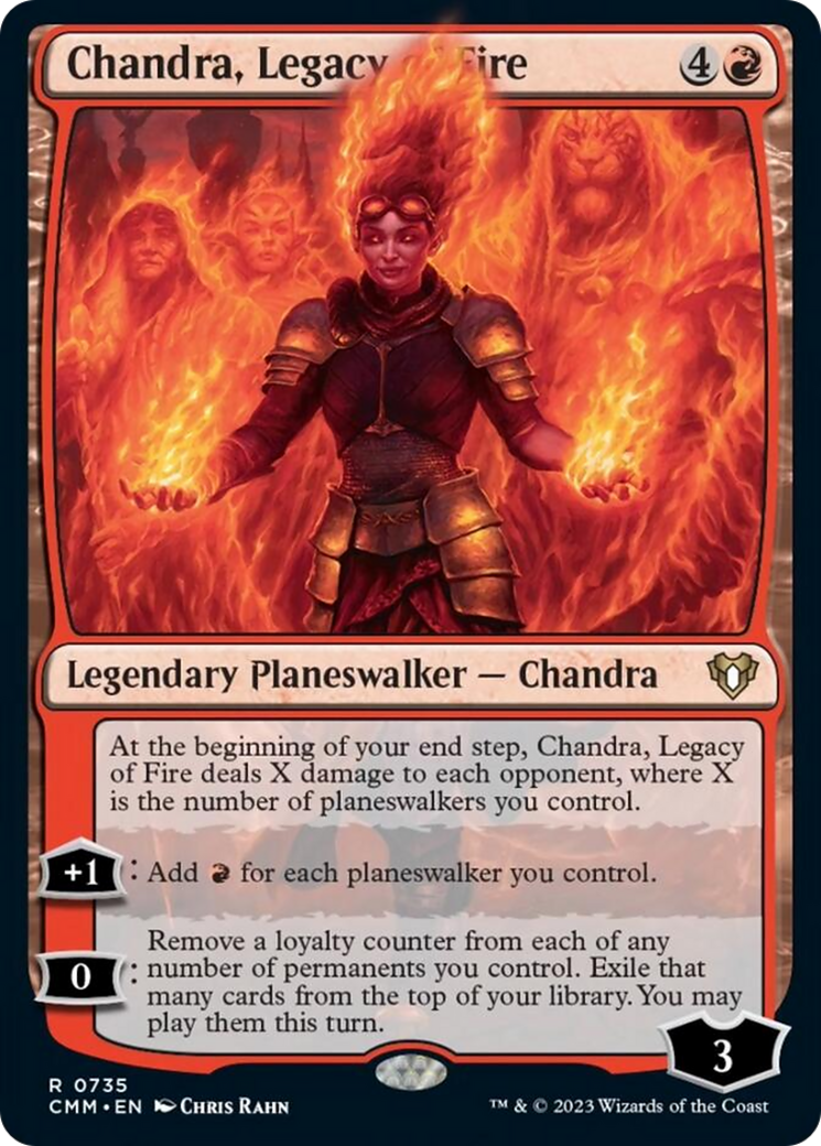 Chandra, Legacy of Fire [Commander Masters] | Odin's Place