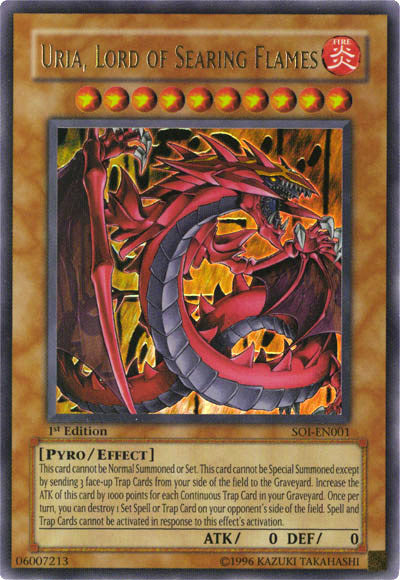Uria, Lord of Searing Flames [SOI-EN001] Ultra Rare | Odin's Place