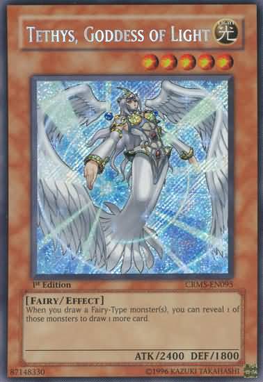 Tethys, Goddess of Light [CRMS-EN095] Secret Rare | Odin's Place