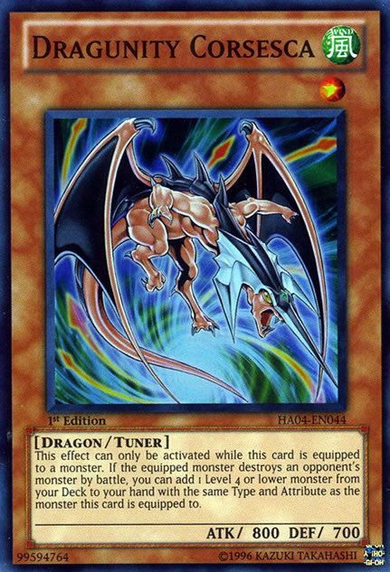 Dragunity Corsesca [HA04-EN044] Super Rare | Odin's Place