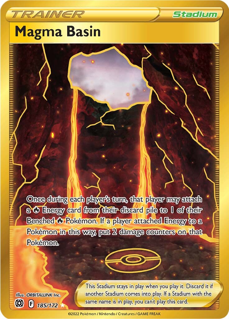 Magma Basin (185/172) [Sword & Shield: Brilliant Stars] | Odin's Place