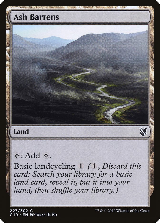 Ash Barrens [Commander 2019] | Odin's Place