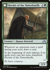 Hermit of the Natterknolls // Lone Wolf of the Natterknolls [Shadows over Innistrad] | Odin's Place