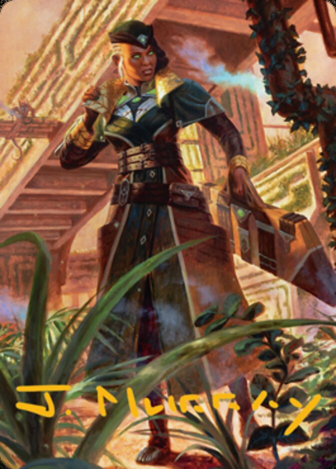 Vivien on the Hunt Art Card (Gold-Stamped Signature) [Streets of New Capenna Art Series] | Odin's Place