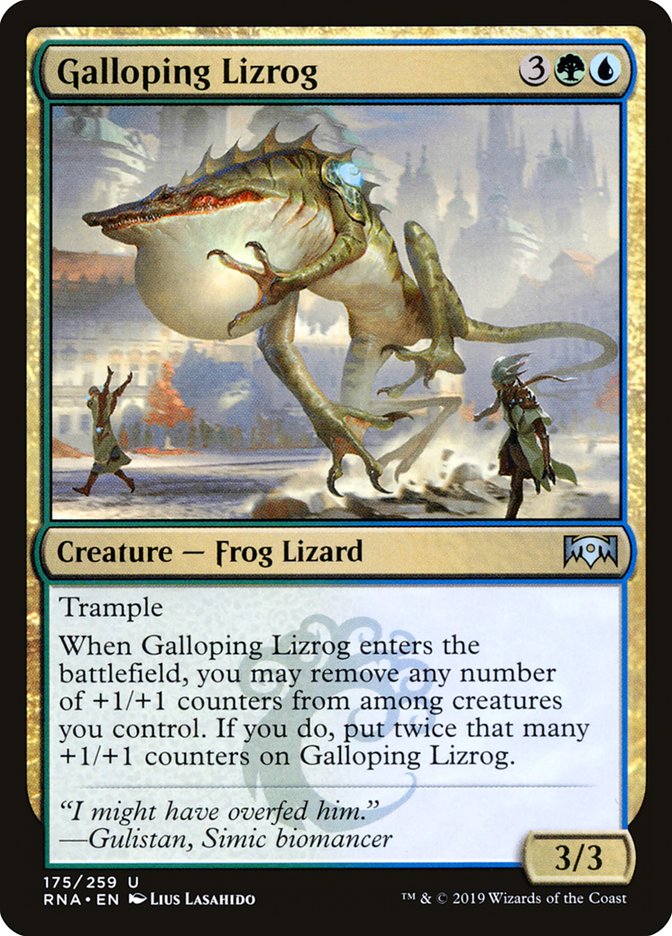 Galloping Lizrog (175) [Ravnica Allegiance] | Odin's Place