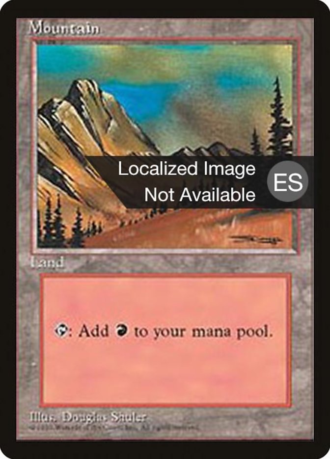 Mountain (C) [Fourth Edition (Foreign Black Border)] | Odin's Place