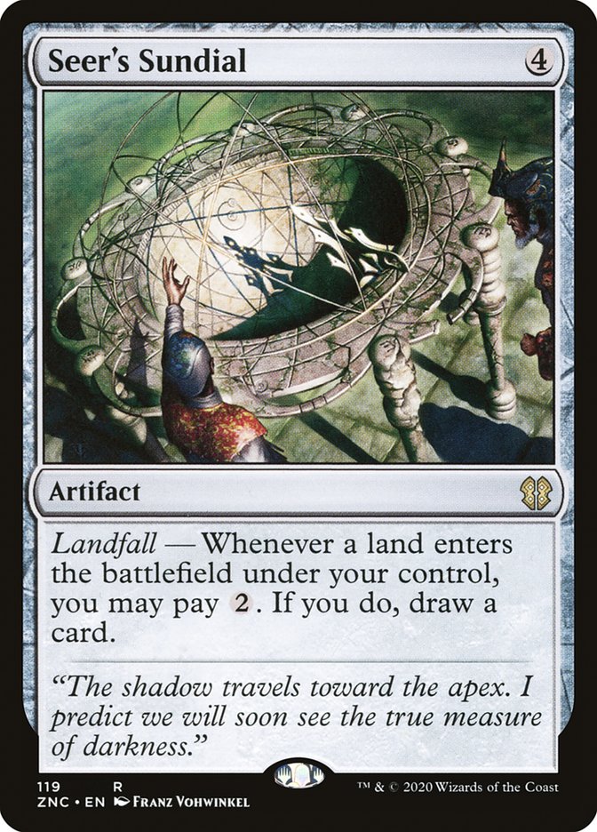 Seer's Sundial [Zendikar Rising Commander] | Odin's Place