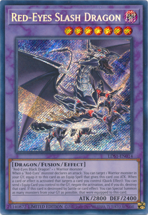 Red-Eyes Slash Dragon [LDS1-EN014] Secret Rare | Odin's Place