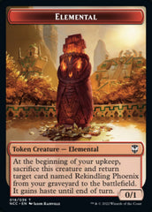 Elemental (018) // Copy Double-Sided Token [Streets of New Capenna Commander Tokens] | Odin's Place