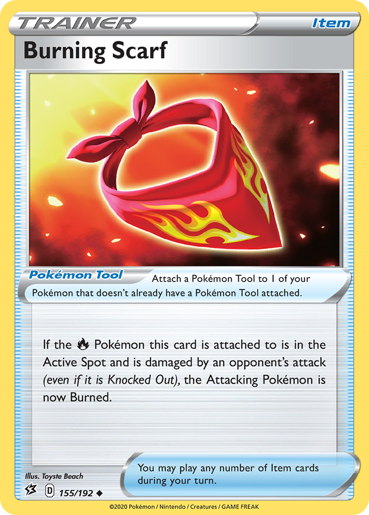Burning Scarf (155/192) [Sword & Shield: Rebel Clash] | Odin's Place