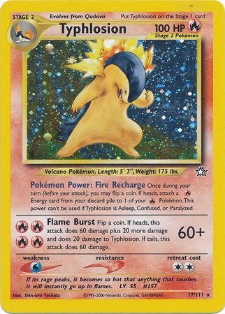 Typhlosion (17/111) [Neo Genesis Unlimited] | Odin's Place