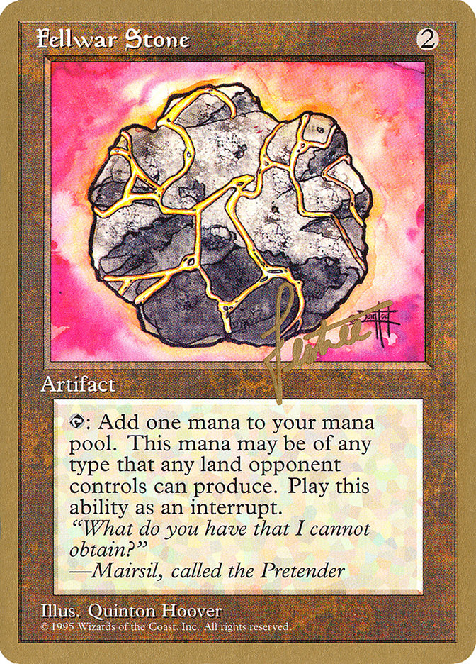 Fellwar Stone (Bertrand Lestree) [Pro Tour Collector Set] | Odin's Place