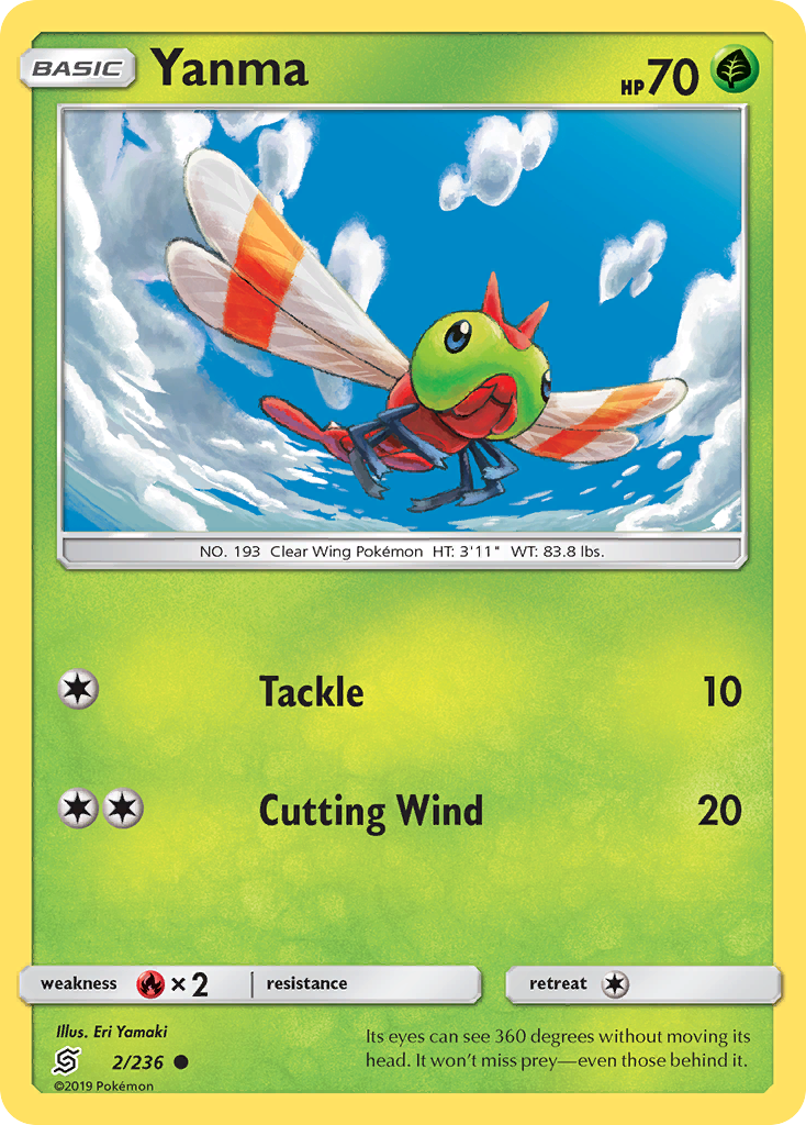 Yanma (2/236) [Sun & Moon: Unified Minds] | Odin's Place