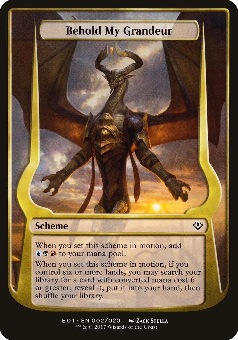 Behold My Grandeur (2) (Schemes) [Archenemy: Nicol Bolas Schemes] | Odin's Place