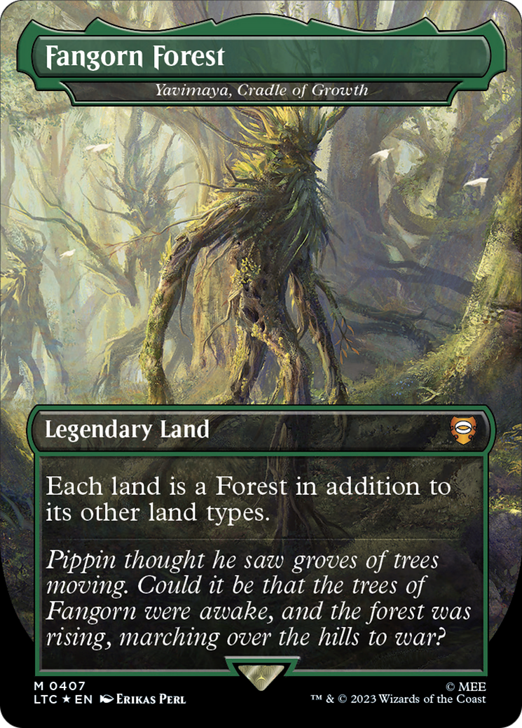 Fangorn Forest - Yavimaya, Cradle of Growth (Surge Foil Realms and Relics) [The Lord of the Rings: Tales of Middle-Earth Commander] | Odin's Place