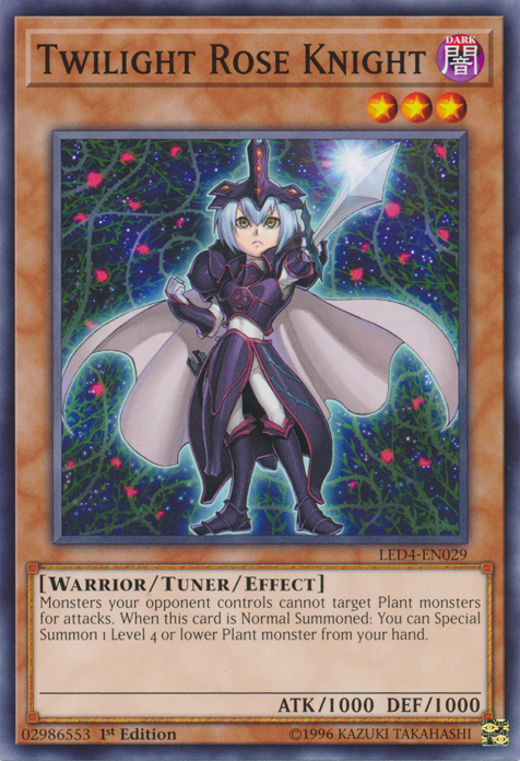 Twilight Rose Knight [LED4-EN029] Common | Odin's Place