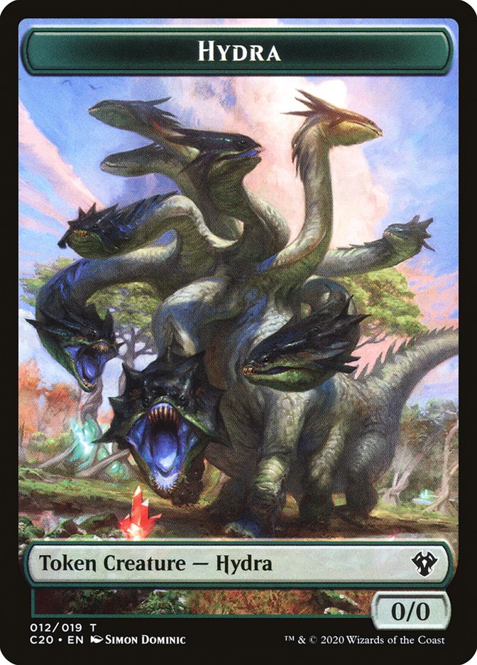 Beast (010) // Hydra Double-Sided Token [Commander 2020 Tokens] | Odin's Place