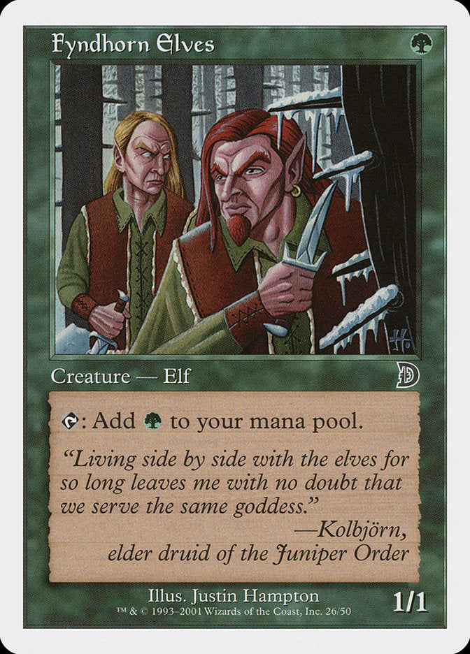 Fyndhorn Elves (26) [Deckmasters] | Odin's Place