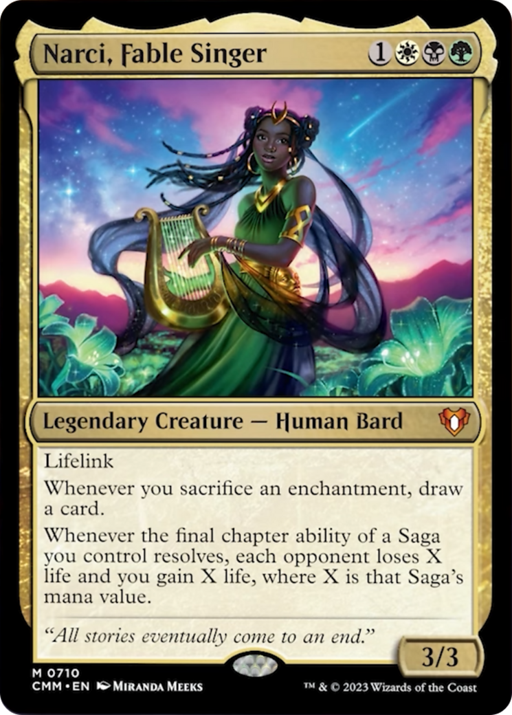 Narci, Fable Singer [Commander Masters] | Odin's Place