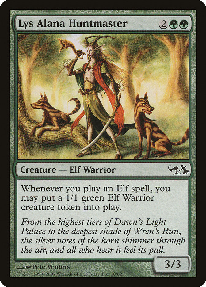 Lys Alana Huntmaster (10) [Duel Decks: Elves vs. Goblins] | Odin's Place