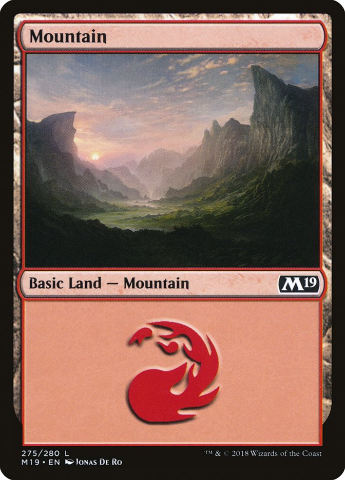 Mountain (275) [Core Set 2019] | Odin's Place