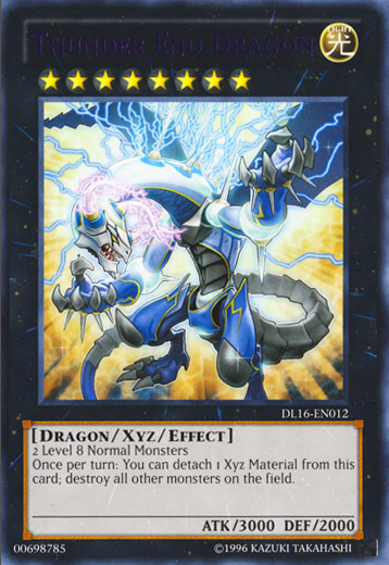 Thunder End Dragon (Purple) [DL16-EN012] Rare | Odin's Place