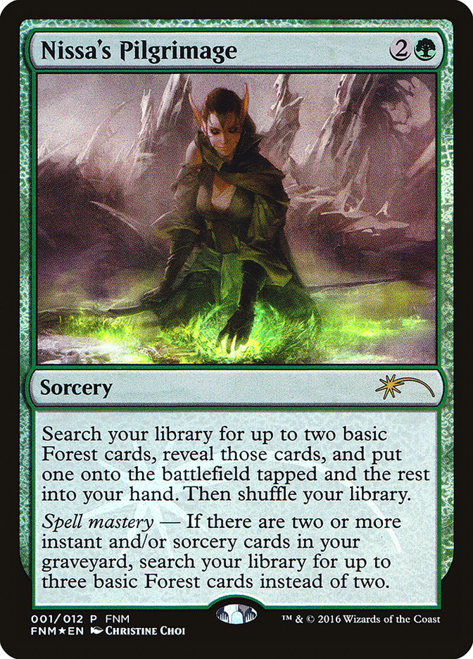 Nissa's Pilgrimage (1) [Friday Night Magic 2016] | Odin's Place