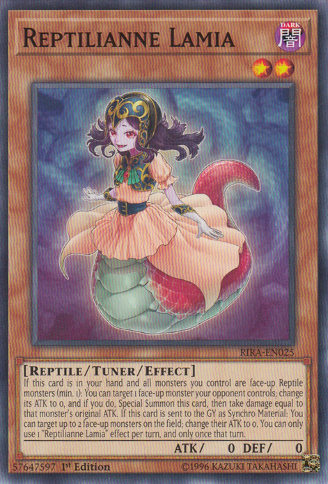 Reptilianne Lamia [RIRA-EN025] Common | Odin's Place