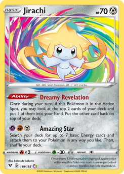 Jirachi (119/185) [Sword & Shield: Vivid Voltage] | Odin's Place