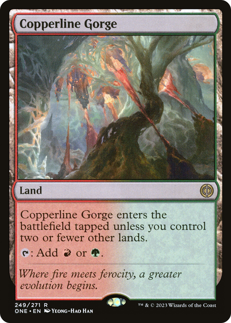 Copperline Gorge [Phyrexia: All Will Be One] | Odin's Place