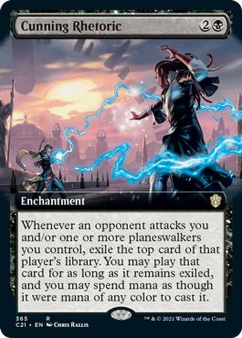Cunning Rhetoric (Extended Art) [Commander 2021] | Odin's Place