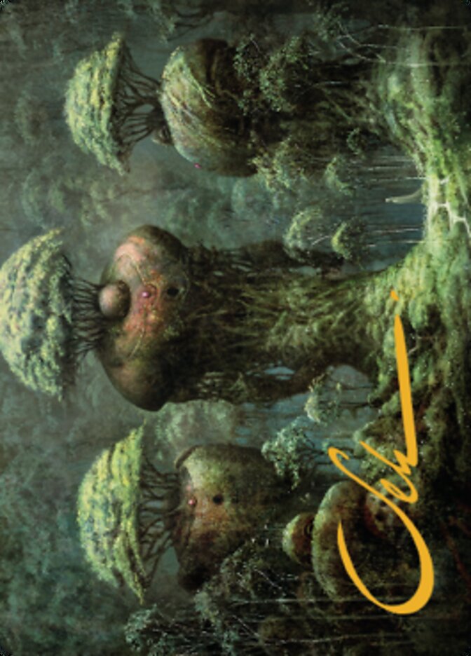 Forest Art Card (Gold-Stamped Signature) [Dominaria United Art Series] | Odin's Place