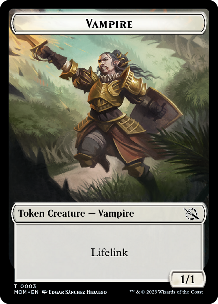 Elemental (9) // Vampire Double-Sided Token [March of the Machine Tokens] | Odin's Place