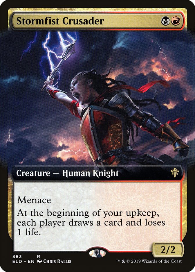 Stormfist Crusader (Extended Art) [Throne of Eldraine] | Odin's Place