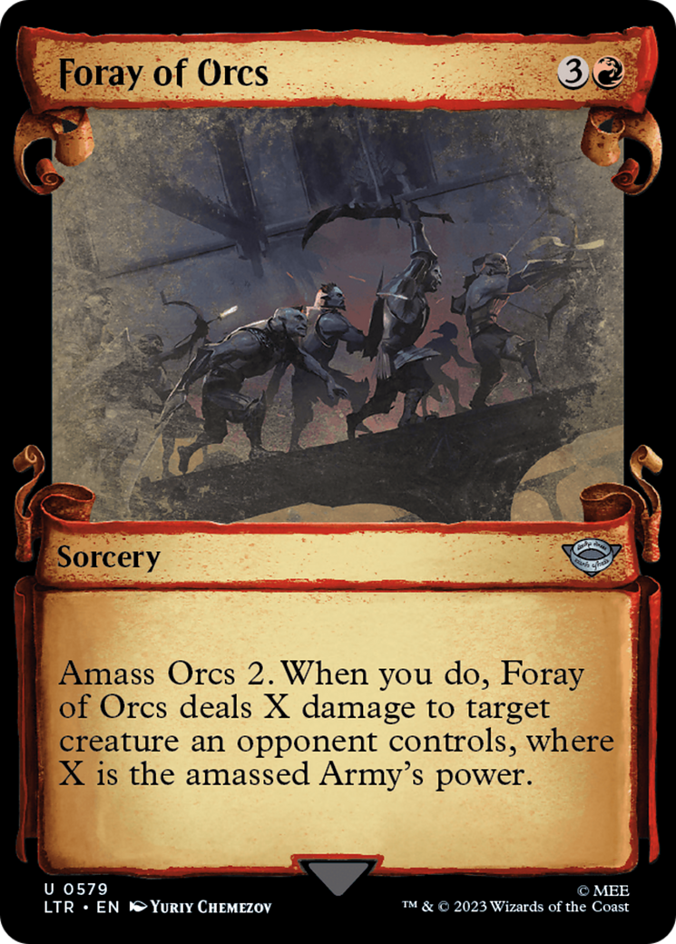 Foray of Orcs [The Lord of the Rings: Tales of Middle-Earth Showcase Scrolls] | Odin's Place
