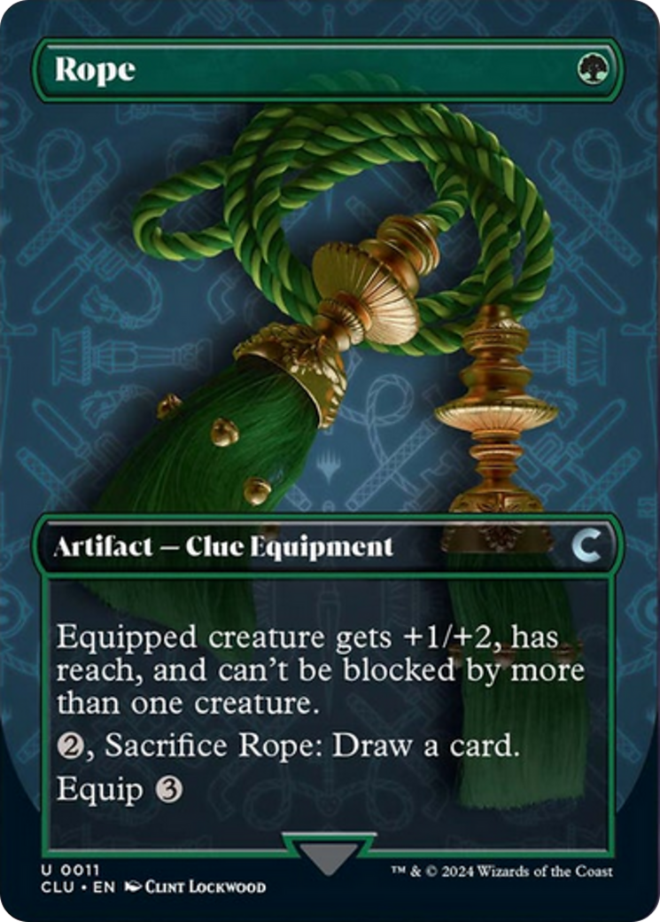 Rope (Borderless) [Ravnica: Clue Edition] | Odin's Place