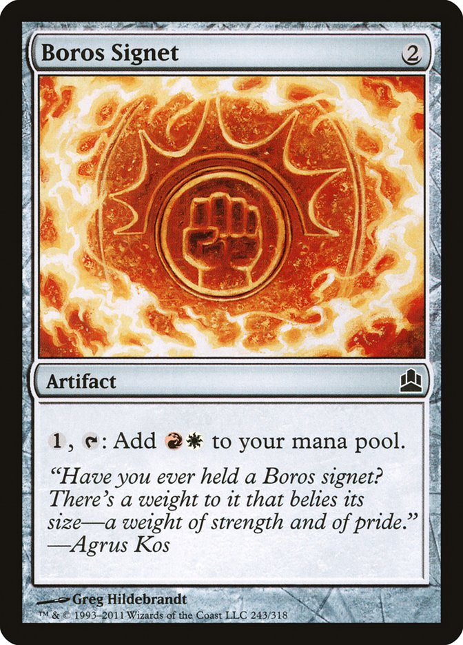 Boros Signet (243) [Commander 2011] | Odin's Place