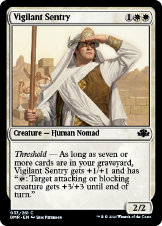 Vigilant Sentry [Dominaria Remastered] | Odin's Place
