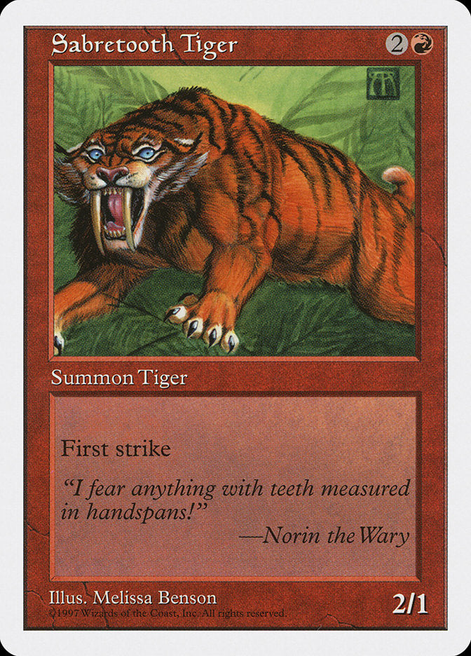 Sabretooth Tiger (264) [Fifth Edition] | Odin's Place
