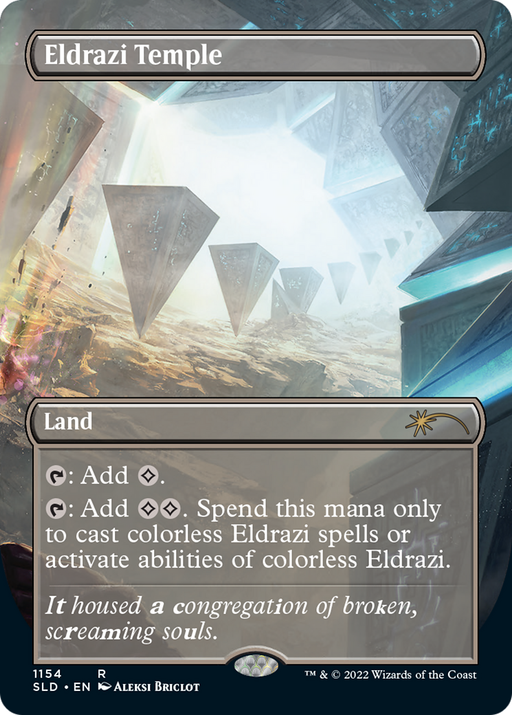 Eldrazi Temple (Borderless) [Secret Lair Drop Series] | Odin's Place