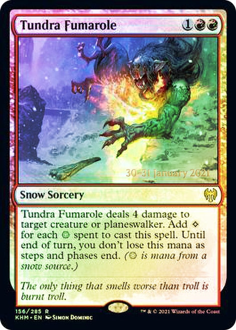 Tundra Fumarole [Kaldheim Prerelease Promos] | Odin's Place