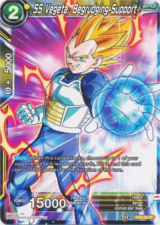 SS Vegeta, Begrudging Support (XD3-06) [The Ultimate Life Form] | Odin's Place