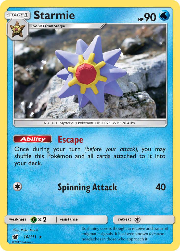 Starmie (16/111) [Sun & Moon: Crimson Invasion] | Odin's Place