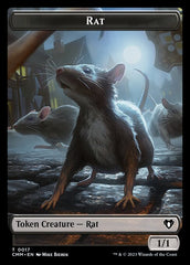 Eldrazi // Rat Double-Sided Token [Commander Masters Tokens] | Odin's Place