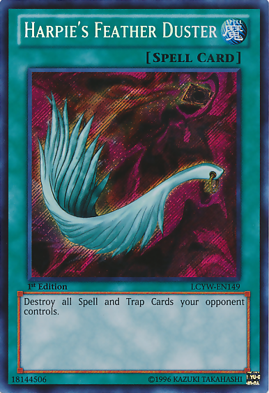 Harpie's Feather Duster [LCYW-EN149] Secret Rare | Odin's Place