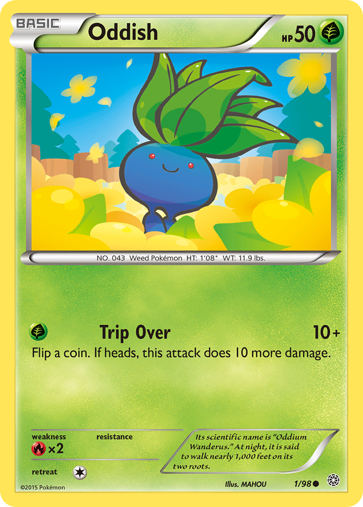 Oddish (1/98) [XY: Ancient Origins] | Odin's Place